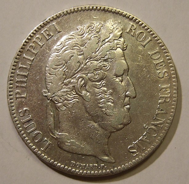 File:France 5 franc 1838-B.jpg