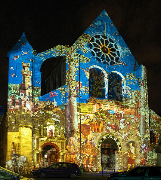 File:France Eure et Loir Chartres en lumieres 2006 Eglise Saint Aignan 01.jpg