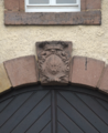 English: Propstei Johannesberg (Detail: Kreuzbau Portal) , Fulda, Hesse, Germany