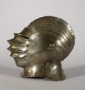 16th century Maximilian style close helmet