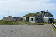 Emplacement for a 24 cm gun at Fort Erfprins Geschutsbedding.jpg