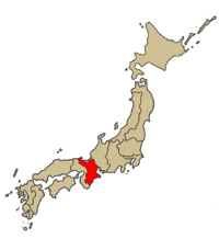 Map of the Diocese of Kyoto