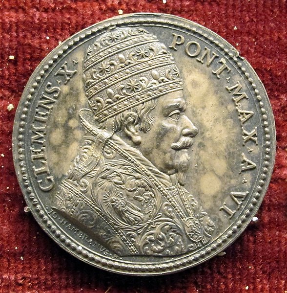 File:Giovanni hamerani, medaglia di clemente X, 1675, argento.JPG