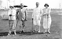 Golfers at the Miami Biltmore Golf Club