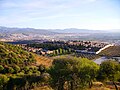 The Saint Joseph Cemetery of Granada from Alhambra Hill