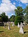 Graves to the southwest of the Church of Saint Nicholas, Chislehurst.