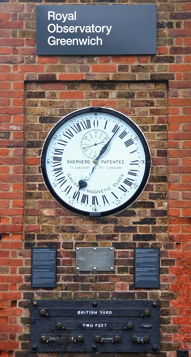 Shepherd gate clock at the Royal Observatory, ...