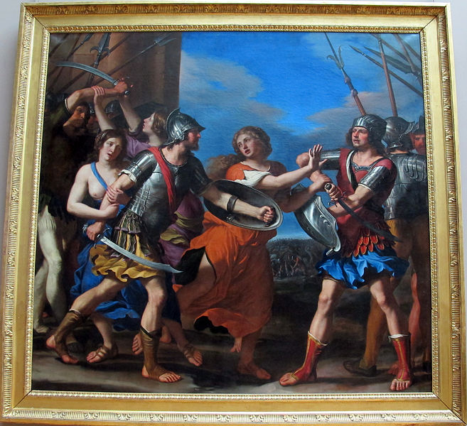 File:Guercino, cambattimento tra romani e sabini, 1645.JPG