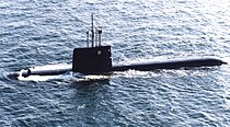 The Gotland-class submarine offered by Sweden. Initially interested, the Navy opted out from this deal due to the expensive procurement.: 162 [16]