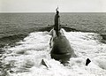 Le HMS Sjöhästen en route en 1968.