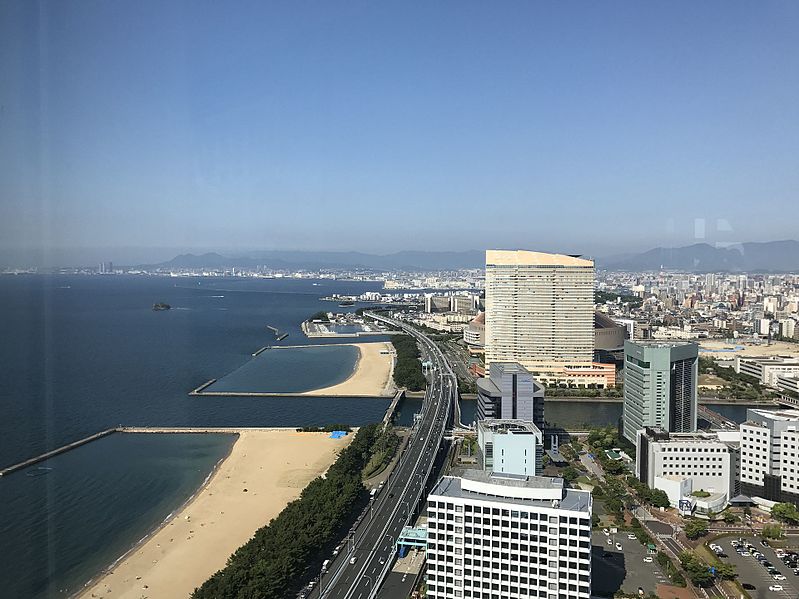File:Hakata Port from Fukuoka Tower.jpg