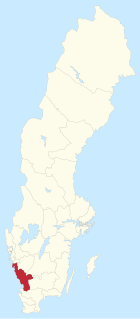 <span class="mw-page-title-main">Halland County (Riksdag constituency)</span> Constituency of the Riksdag, the national legislature of Sweden