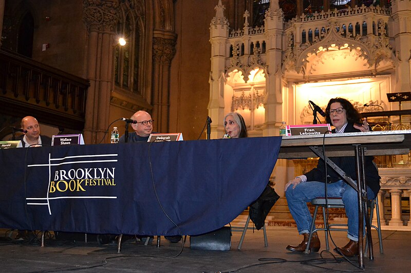 File:Harold Augenbraum, Wallace Shawn, Deborah Eisenberg, Fran Lebowitz (6160560453).jpg