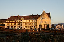 Bahnhof Lindau-Insel, von Westen