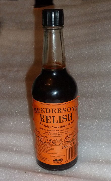 A bottle of Hendo's. See! It's nothing like Lea and Perrins...