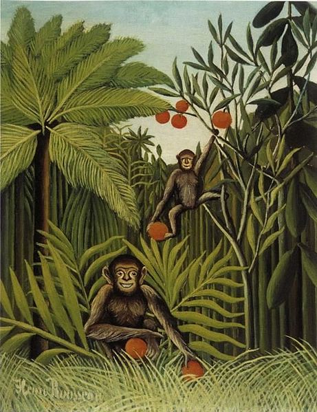 461px-Henri_Rousseau_-_Two_Monkeys_in_the_Jungle.jpg (461×599)