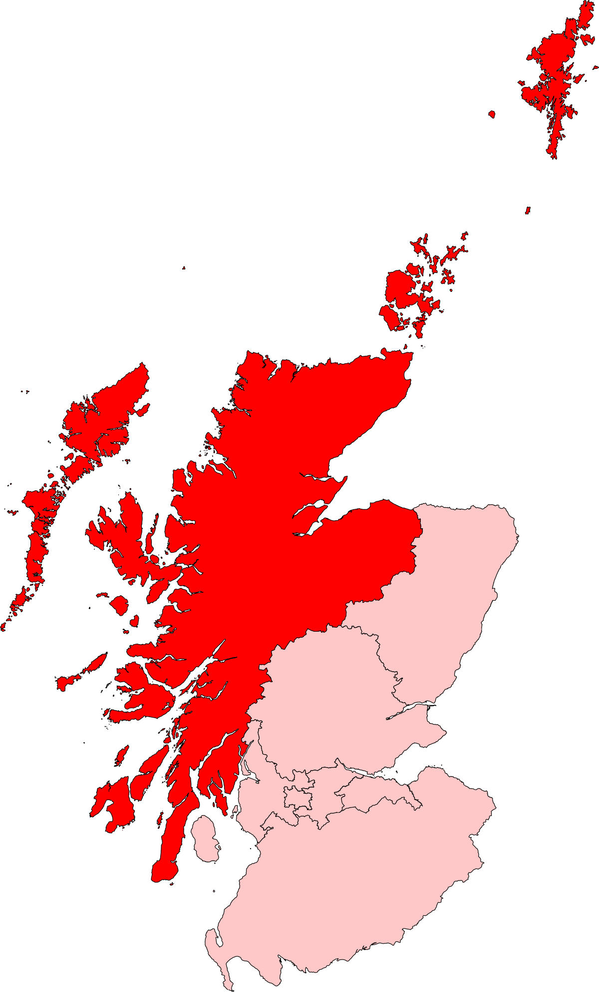 United Kingdom - Highlands, Islands, Geography