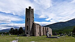 Late 9th century Church of Holy Salvation, built at the time of duke Branimir of Croatia. Hl.SpasP1030130.JPG