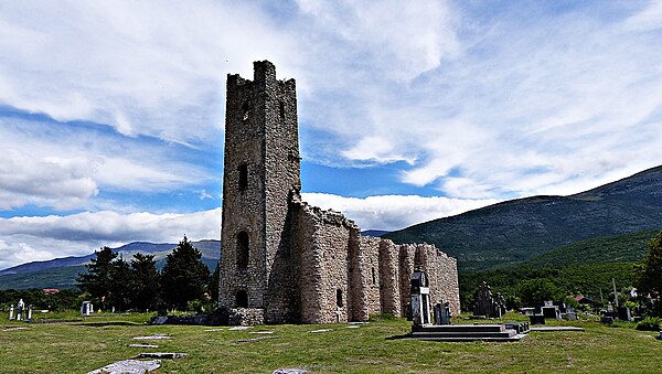 Late 9th century Church of Holy Salvation, built at the time of duke Branimir of Croatia.