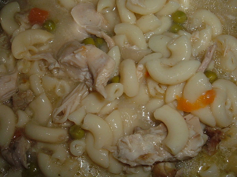 File:Homemade chicken soup.JPG