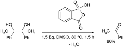 Oxidative Spaltung von vicinalen Diolen