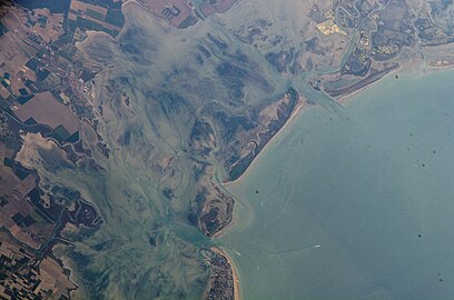 Laguna di Marano from above, a view from ISS