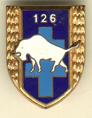 <span class="mw-page-title-main">126th Infantry Regiment (France)</span> Military unit