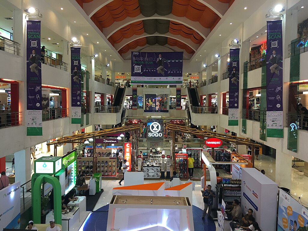 Interior of Discovery Shopping Mall