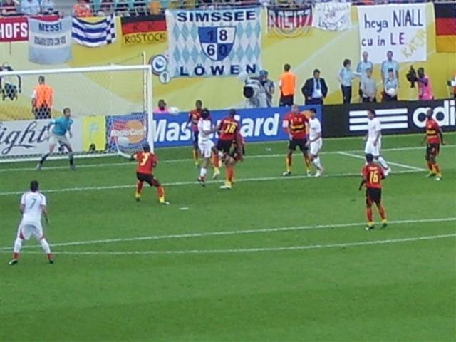 Iran score against Angola during a 2006 FIFA World Cup match.