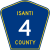 Isanti County 4 MN.svg