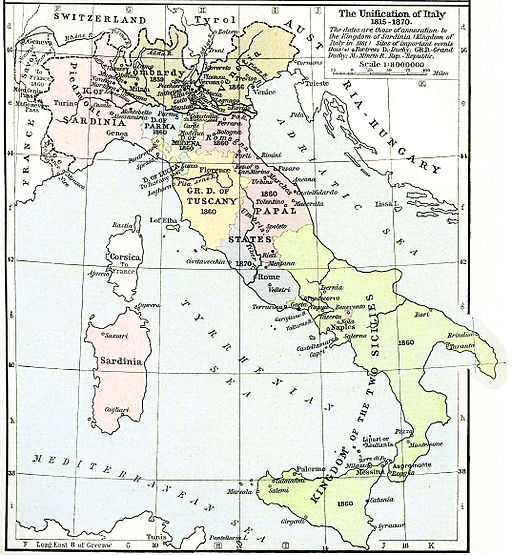 Italy unification 1815 1870