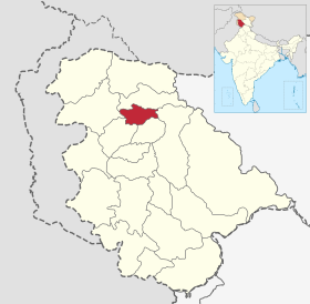Localisation de District de Srinagarضلع سرینگر