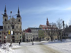 centro da cidade - Praça de Masaryk