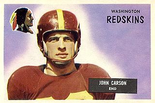 Johnny Carson (American football) American football player