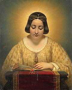 La Comtesse de Pagès, née de Cornellan, en sainte Catherine (entre 1820 et 1850), Amsterdam, Rijksmuseum.