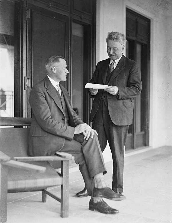 Latham and Prime Minister Joseph Lyons, c. 1932