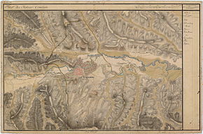 Baciu pe Harta Iosefină a Transilvaniei, 1769-1773. (Click pentru imagine interactivă)