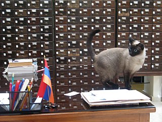 <span class="mw-page-title-main">Library cat</span> Domestic cats that live in public libraries