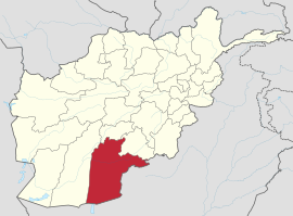 kaart van Kandahar