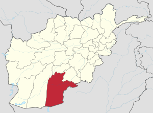 Kandahar in Afghanistan.svg