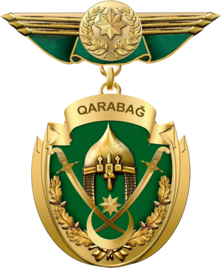 <span class="mw-page-title-main">Karabakh Order</span> Military order of Azerbaijan