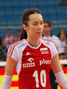 Katarzyna Mroczkowska 02 - אליפות העולם ב- FIVB מוקדמות אירופה לנשים לודז 'ינואר 2014.jpg