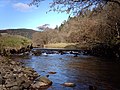 A weir on Kip Water just above Bridgend