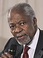 Kofi Annan, recipient of the 2001 Nobel Peace Prize