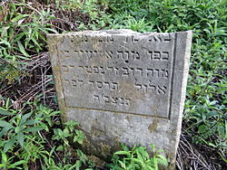 English: Jewish cemetery in Krzeszów, subcarpathian voivodeship Polski: Cmentarz żydowski (Kirkut) w Krzeszowie, w powiecie niżańskim