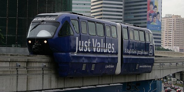 Former 2-car ALWEG rolling stock