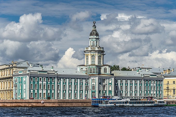 俄罗斯圣彼得堡的人类学博物馆。