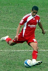 Naughton playing for Middlesbrough in 2010 Kyle Naughton.jpg