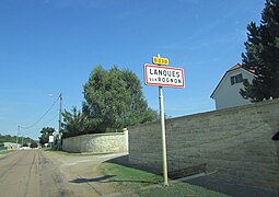 L'entrée du village.