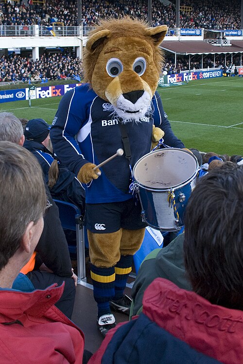 Leo the Leinster Lion, team mascot